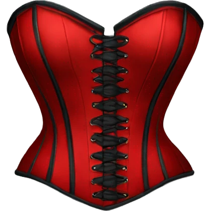 Red corset emoji