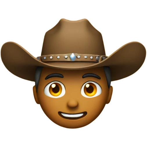 Face with cowboy hat  emoji