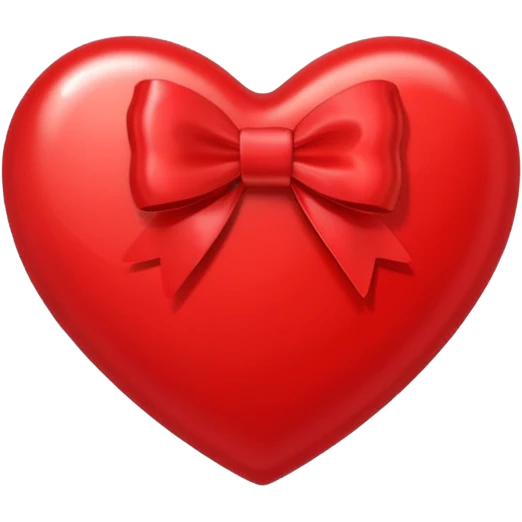 red greeting card emoji