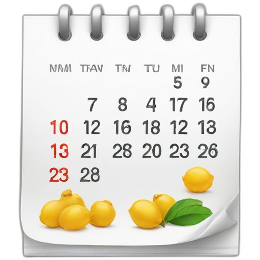 calendar emoji