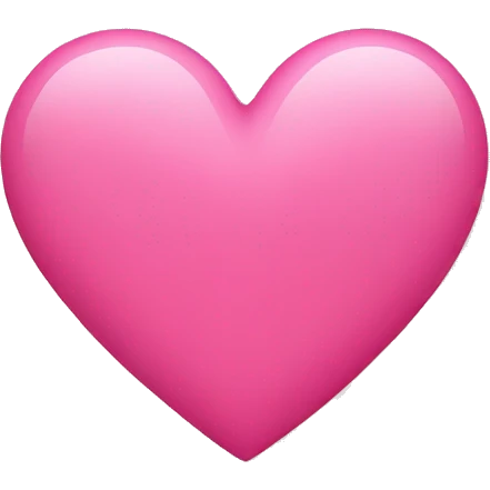 Pink heart emoji