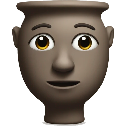 clay vessel without face emoji