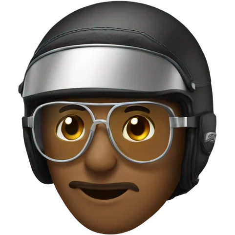 Mono con lentes en moto emoji