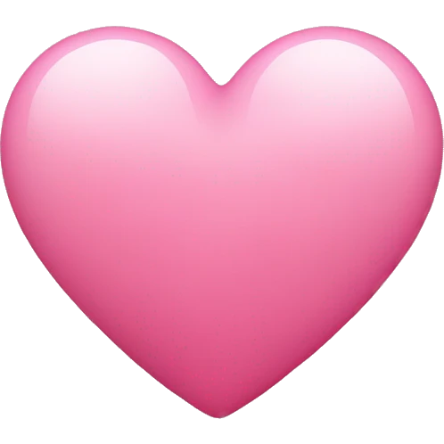 Pink heart emoji