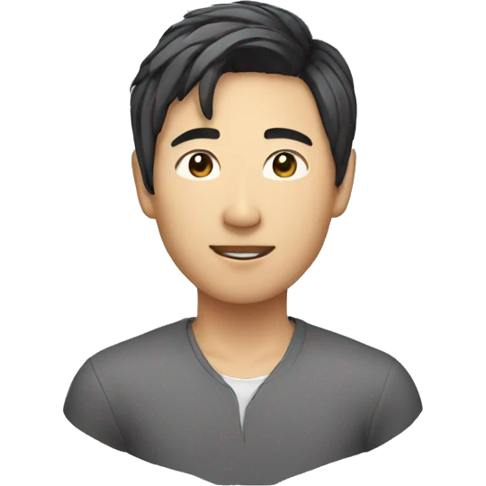 asian male with flow haircut emoji