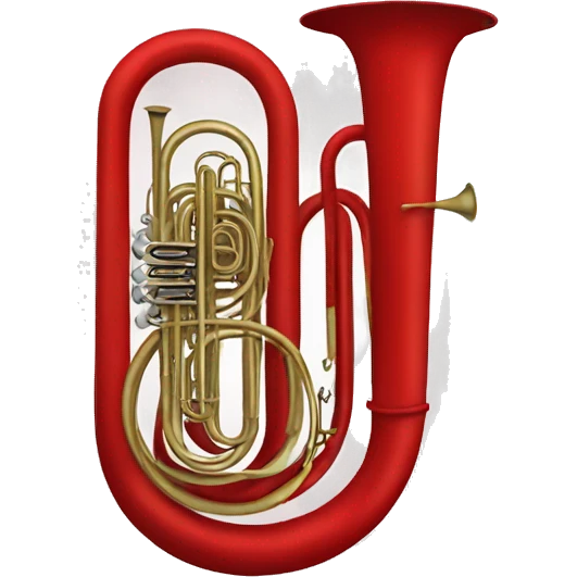 Red Tuba emoji