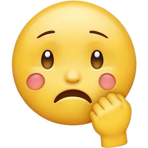 Crying emoji trying to cover their mouth with a fist  emoji