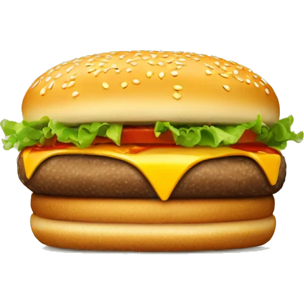 cheeseburger mcdonalds emoji