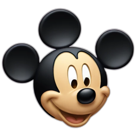 Mickey mouse emoji