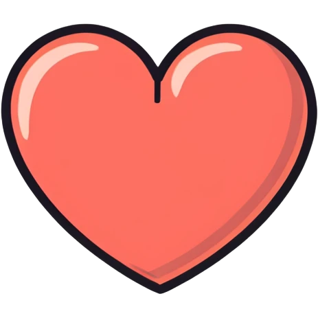 Good Morning Heart beige emoji