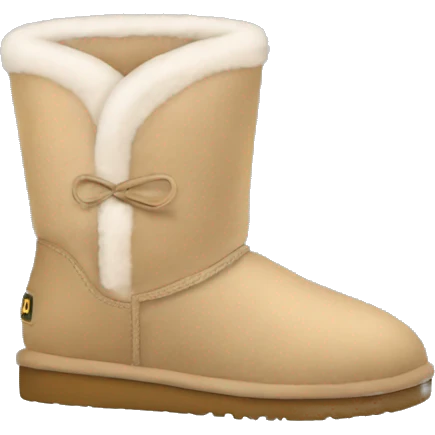 Beige uggs emoji