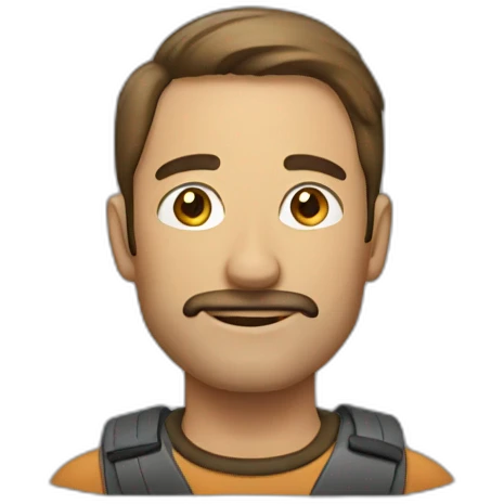 man wodndering emoji