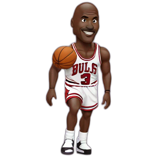 michael jordan dans l'espace emoji