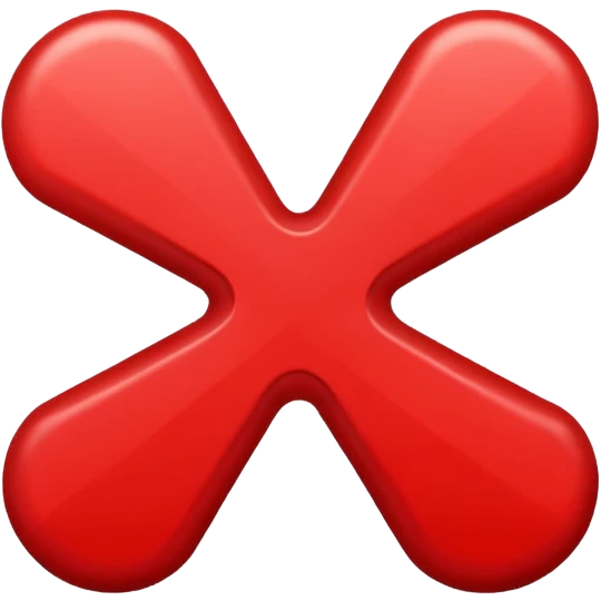 Red X emoji