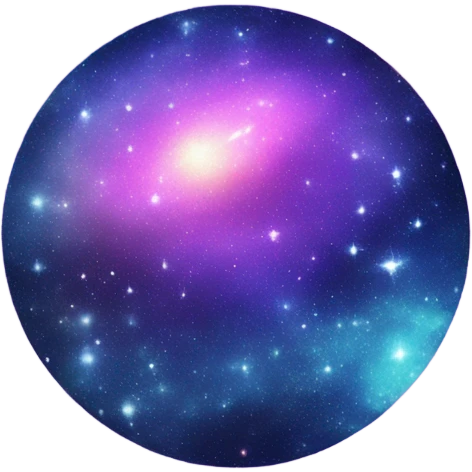 Sparkling galaxy emoji