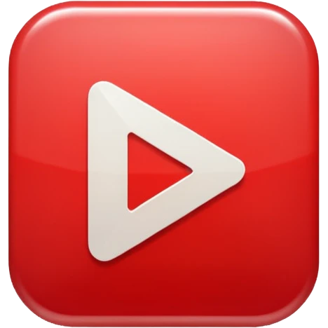 Classic red play button emoji