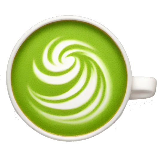 Matcha latte emoji