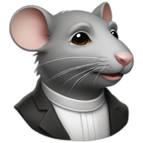 rat philosopher emoji