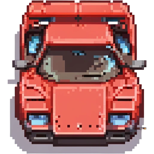 красная Lamborghini Countach, no background emoji