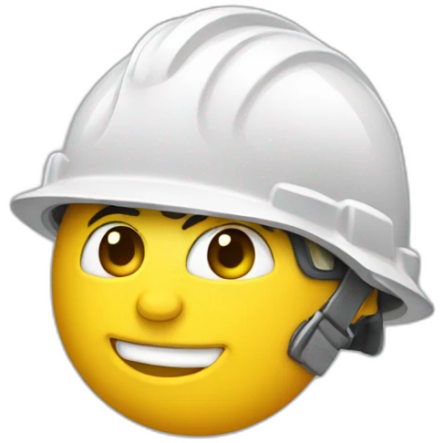 the builder's helmet emoji
