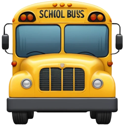 bus escolar emoji