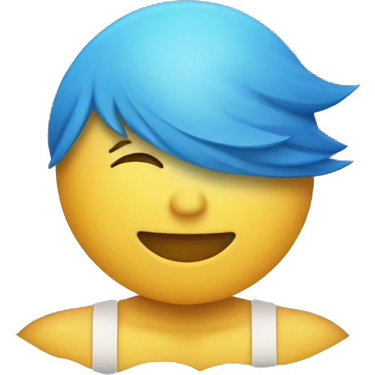 Blue circle with a check mark inside emoji