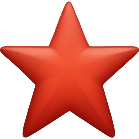 Red Star emoji