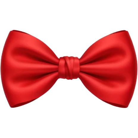 Red bow emoji