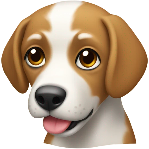 perrita tomando te emoji