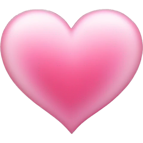 Pink heart emoji