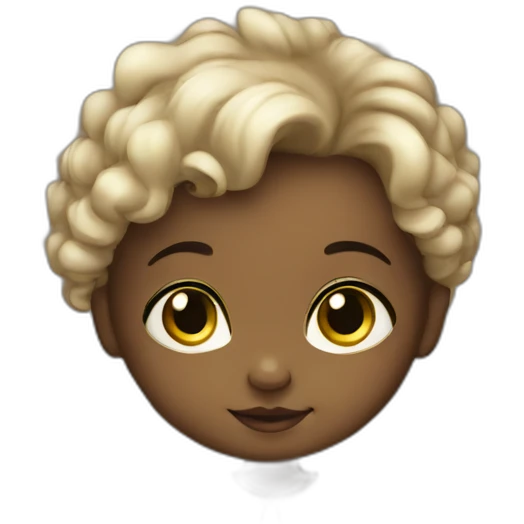 angel baby girl emoji