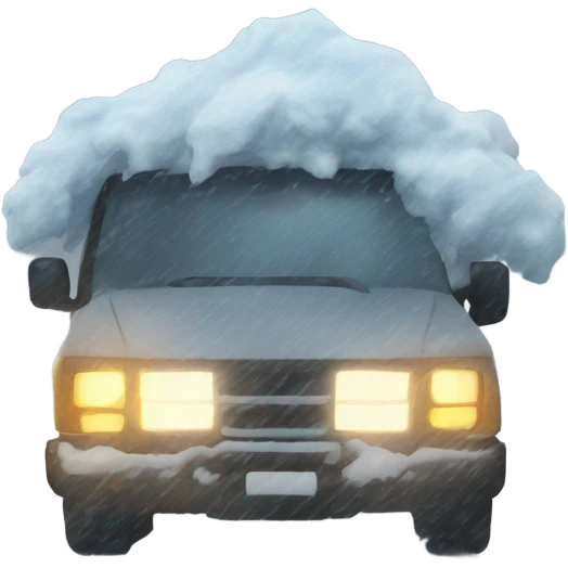 Snowstorm  emoji
