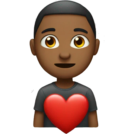 Emonji with heart emoji