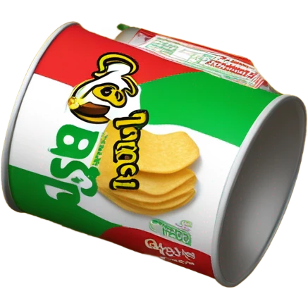 Pringle’s chips sour cream and onion flavor emoji