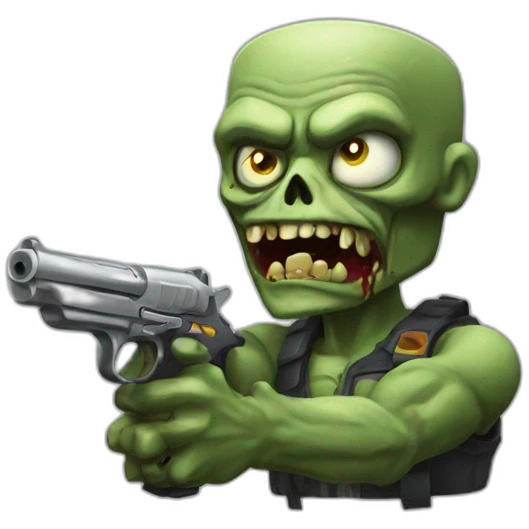 Moneygun Zombie emoji