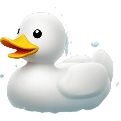 rubber duck in water emoji