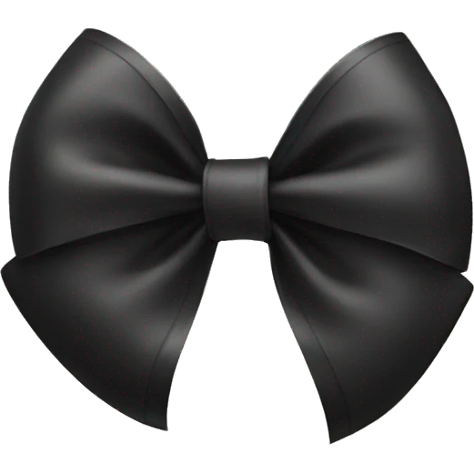 Black bow  emoji