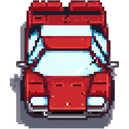 красная Lamborghini Countach, no background emoji