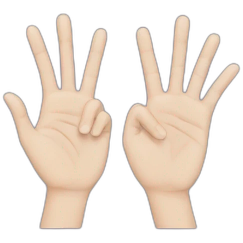 Two hands cracking fingers, palms outwards emoji