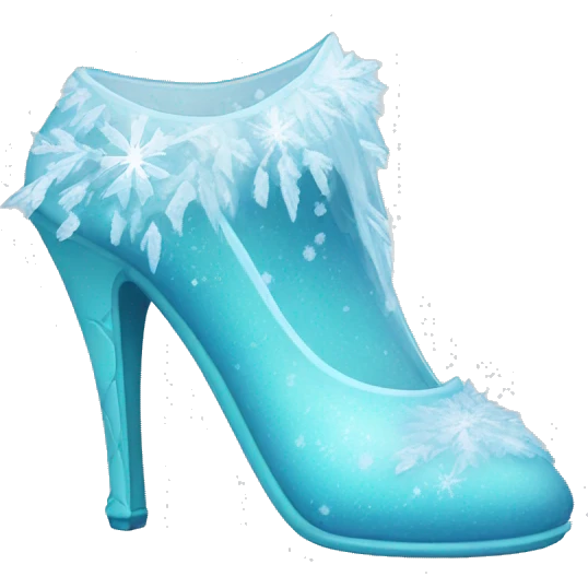 frozen elsa shoe emoji