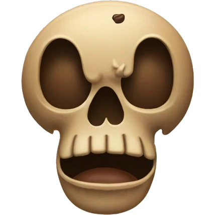 Skull and poop emoji  emoji