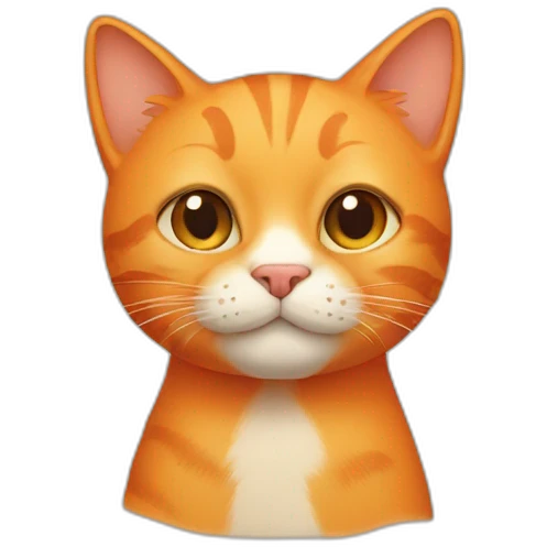 orange cat emoji