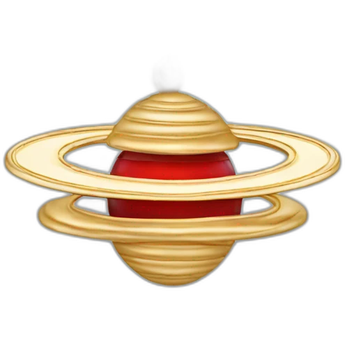 A vivienne westwood saturn necklace emoji