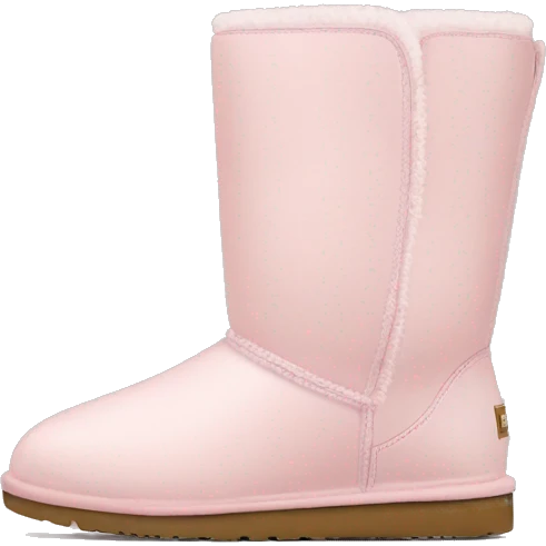 light pink UGG winter boots emoji