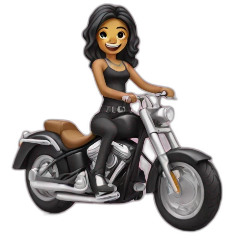 princess-biker emoji