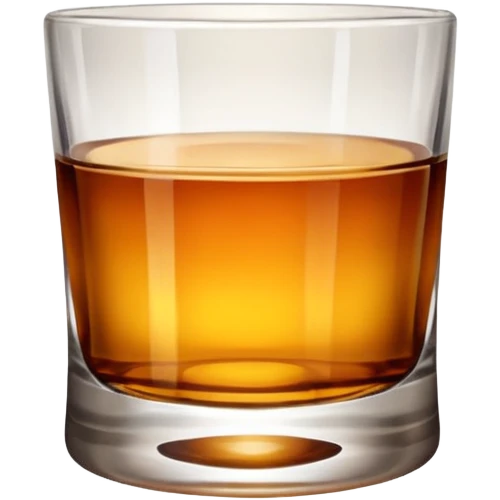 Whiskey glass emoji