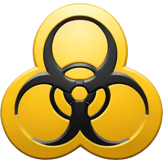 Biohazard symbol  emoji