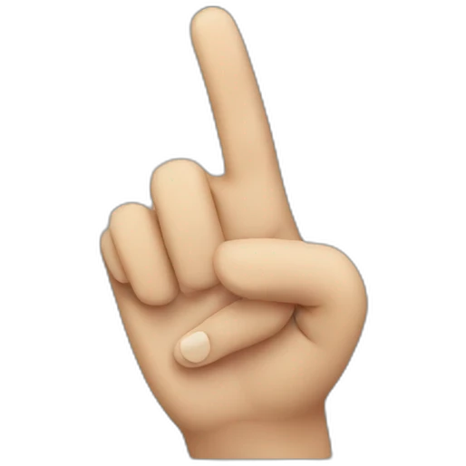 hand pointing towards me emoji