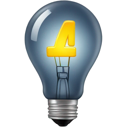 lightbulb euro emoji
