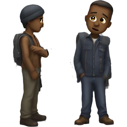 trouble at the train station emoji